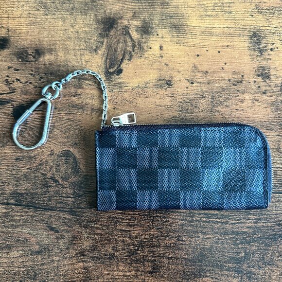 Louis Vuitton 4 Key Holder in Damier Graphite N61235 - DUSTBAG + BAG - Picture 2 of 16